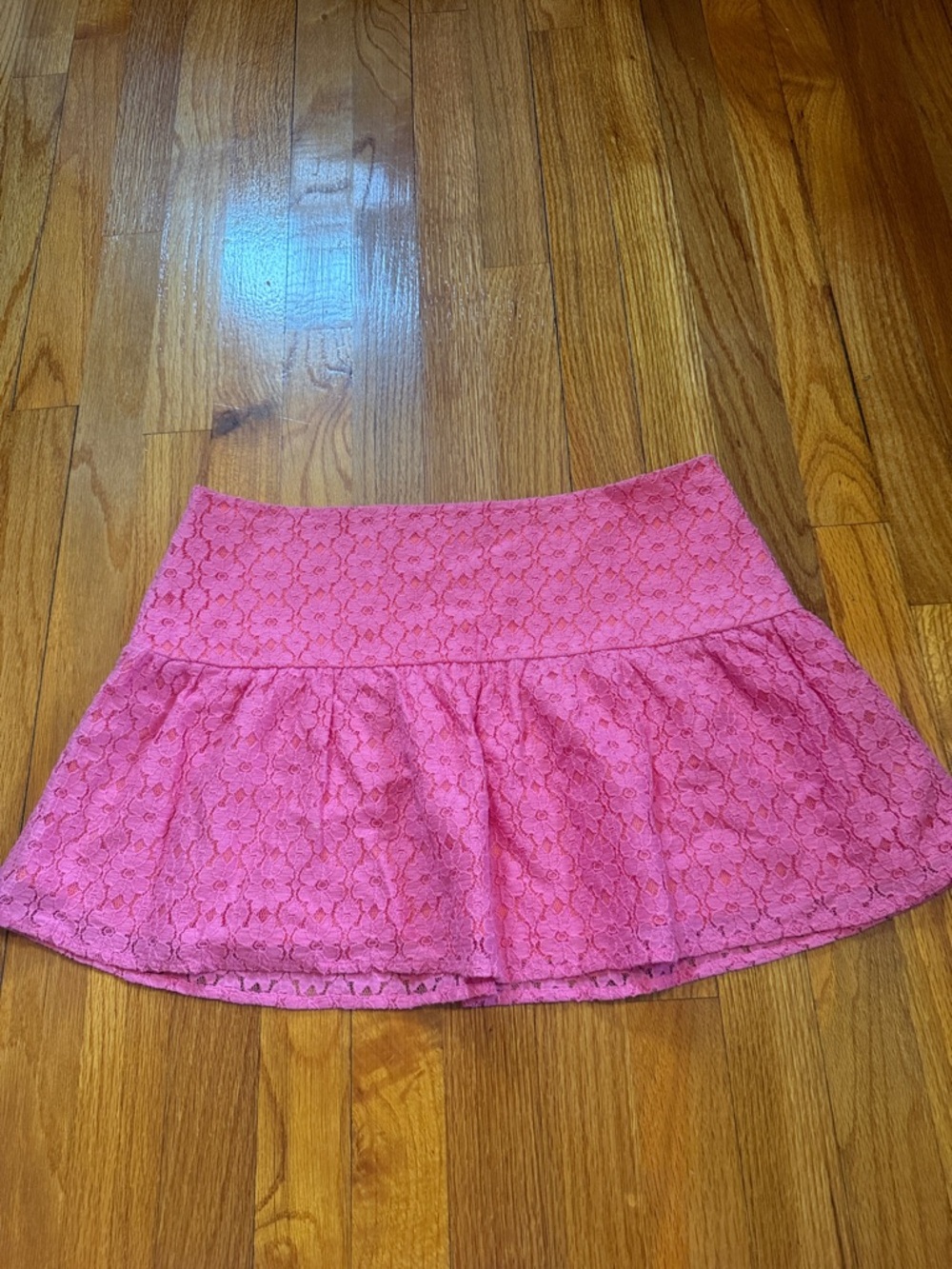 Lilly Pulitzer Floral Lace Pink Women's Skirt